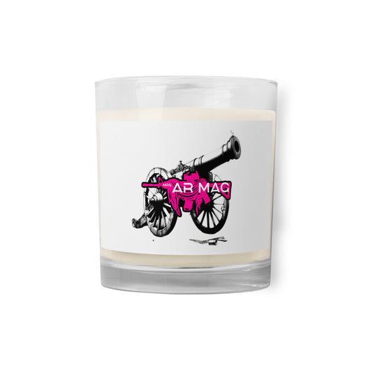 Mrs. AR Mag Cannon Glass jar soy wax candle