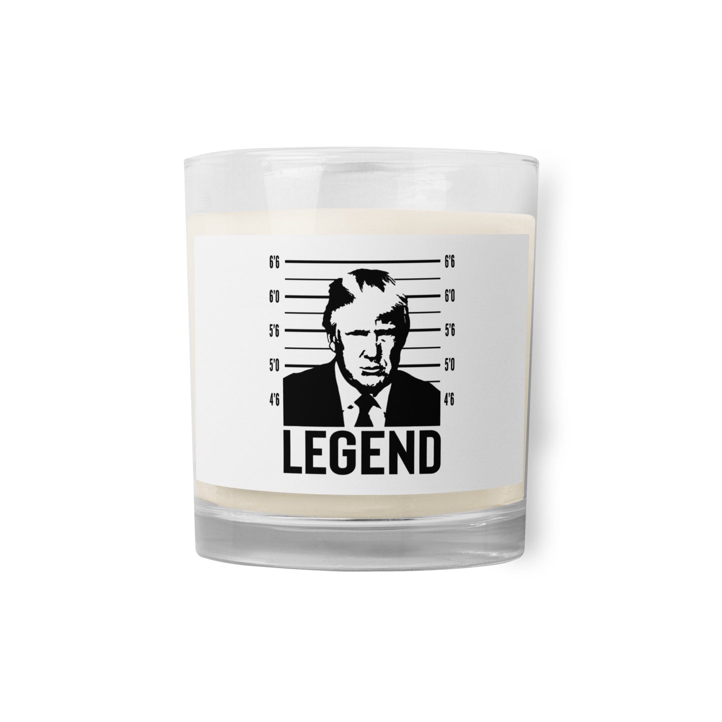 Trump Legend Glass jar soy wax candle