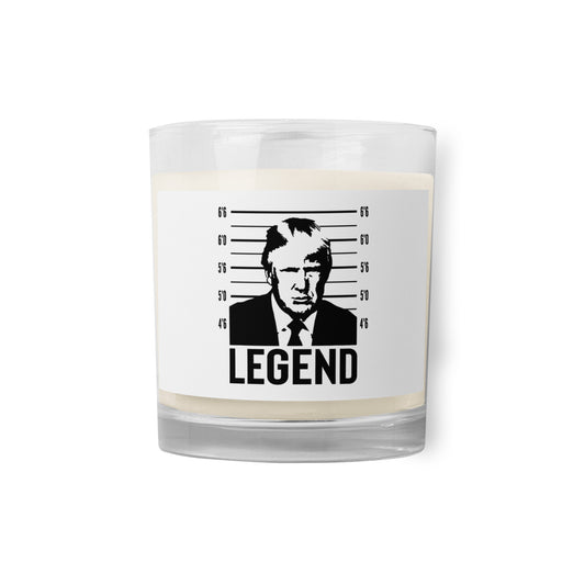 Trump Legend Glass jar soy wax candle
