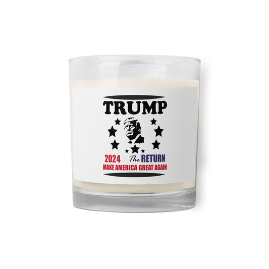 Trump 2024 Glass jar soy wax candle
