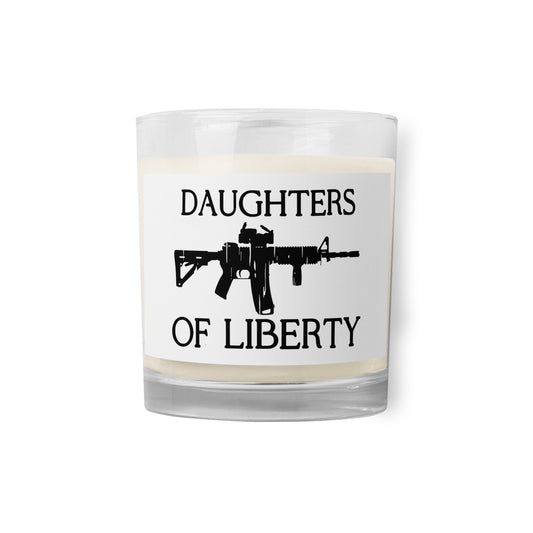 Daughters of Liberty Glass jar soy wax candle