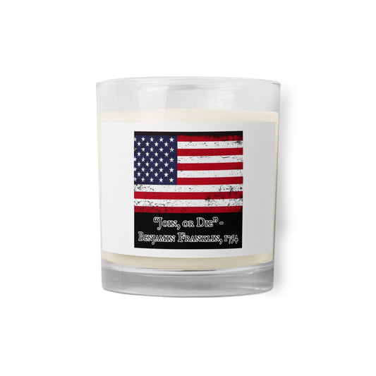 Ben Franklin Glass jar soy wax candle