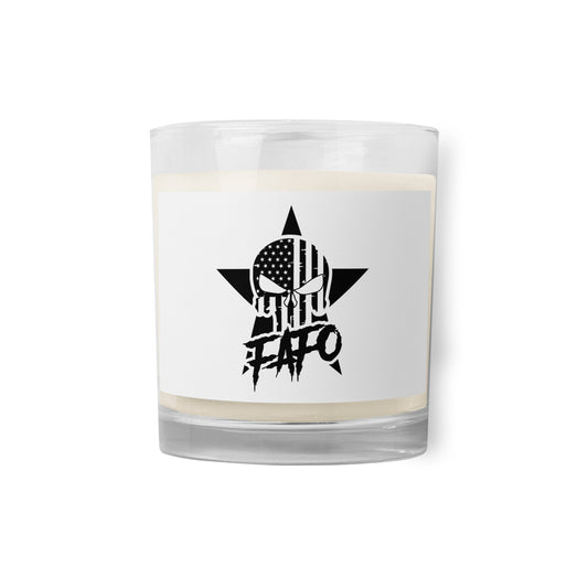 FAFO Glass jar soy wax candle