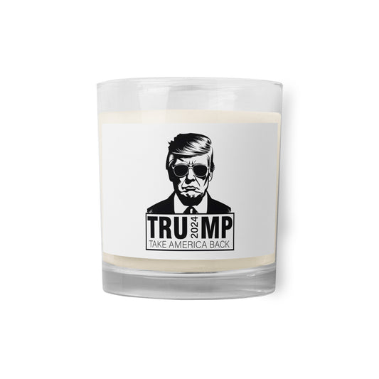 Trump 2024 Glass jar soy wax candle