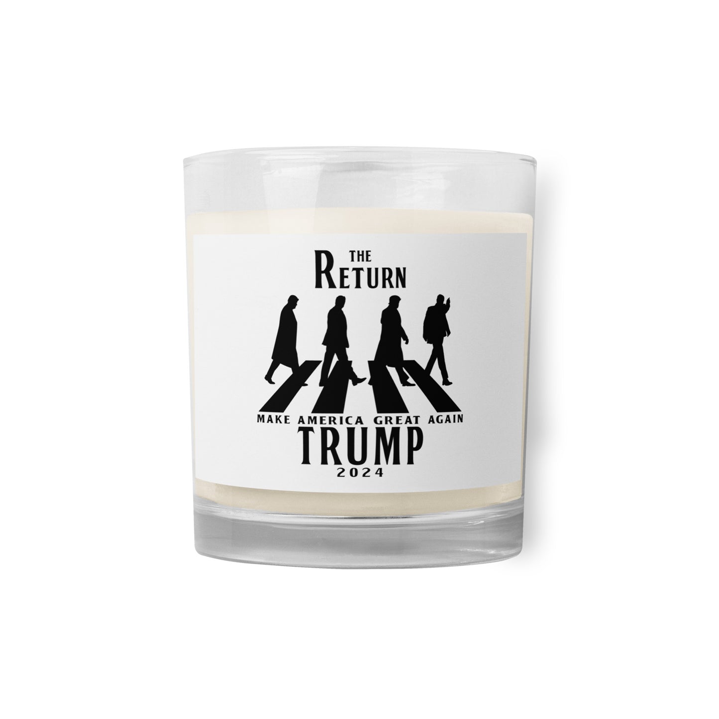 Trump Abbey Road Glass jar soy wax candle