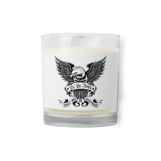 We The People Eagle Glass jar soy wax candle