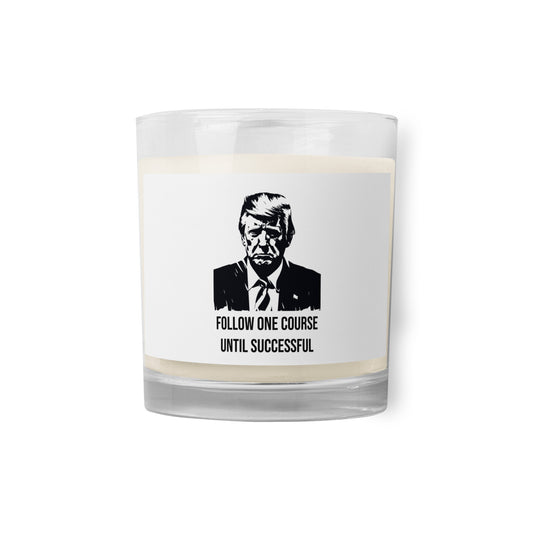 Trump FOCUS Glass jar soy wax candle