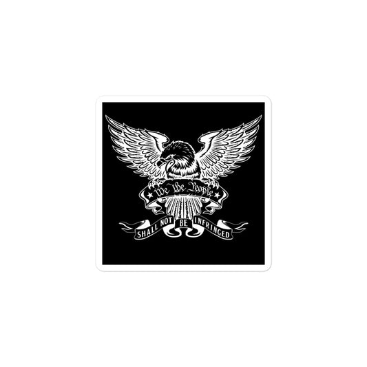 We The People Eagle Bubble-free stickers