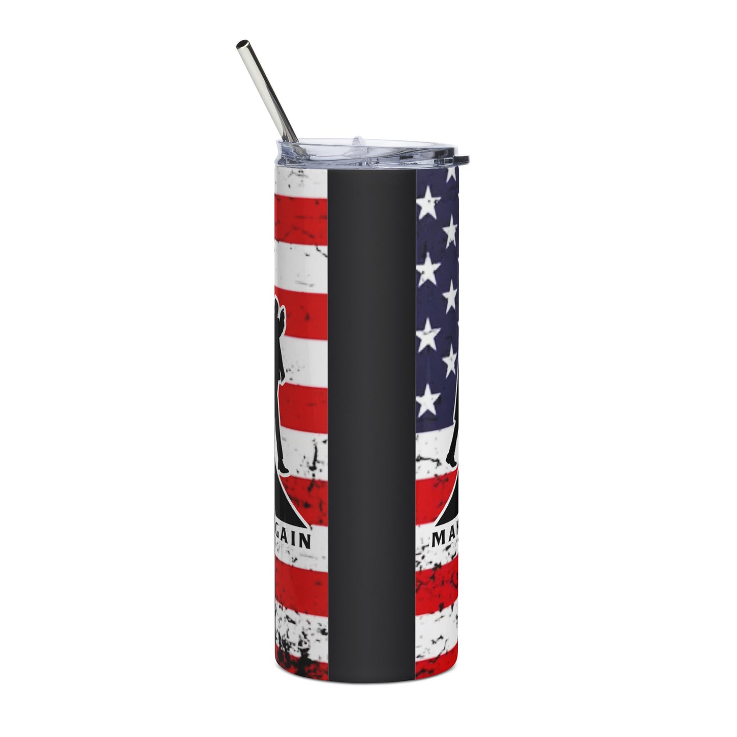 Trump Red White and Blue Abbey Road Stainless steel tumbler