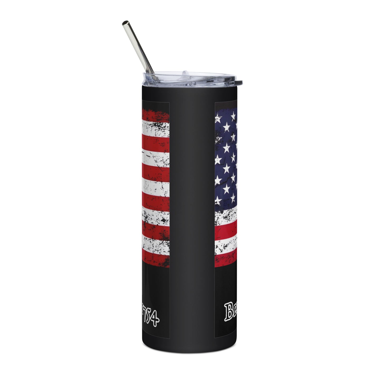 “Join, or Die” Ben Franklin Flag Stainless steel tumbler