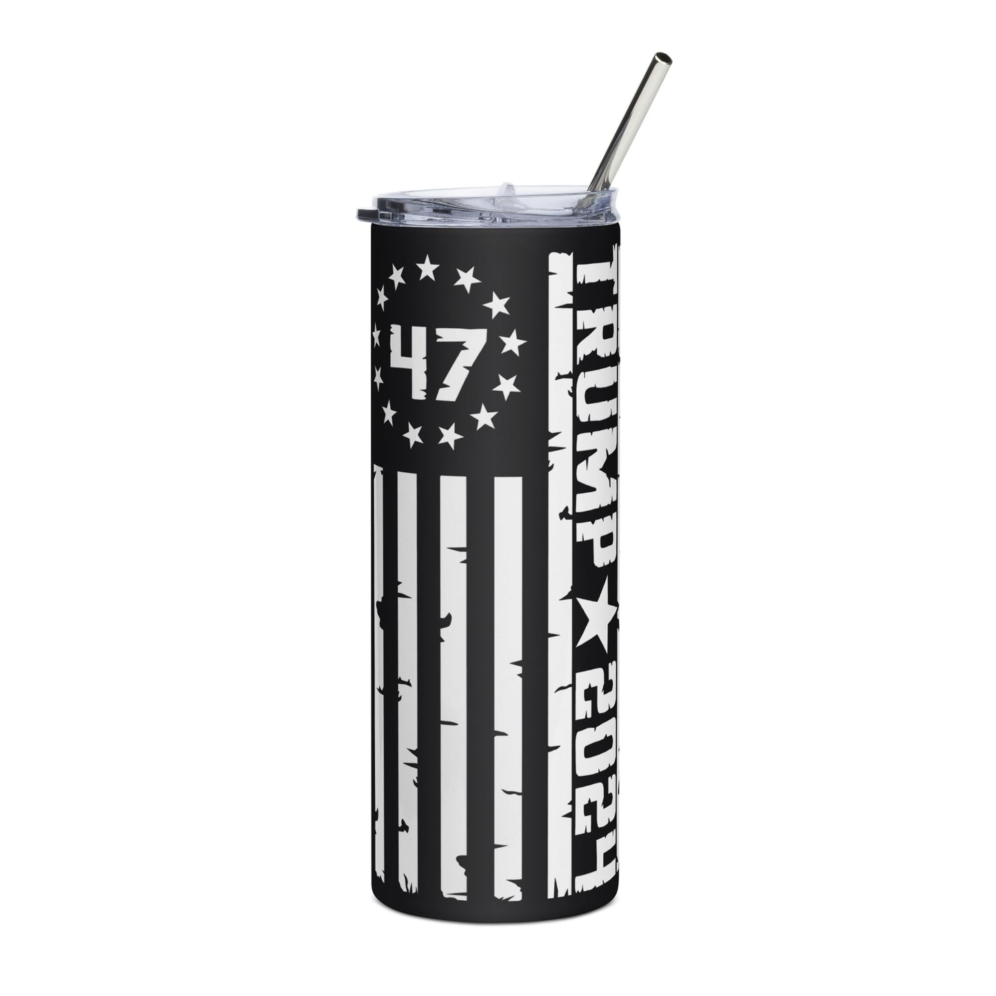 Trump 47 Flag Stainless steel tumbler