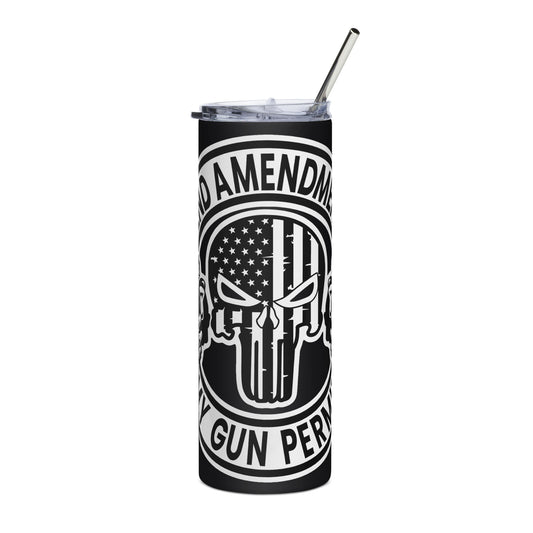 2A My Gun Permit Stainless steel tumbler