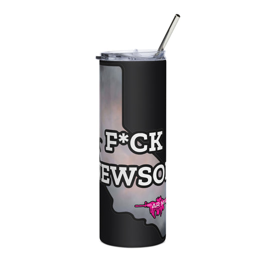 CA F*ck Newsom Stainless steel tumbler