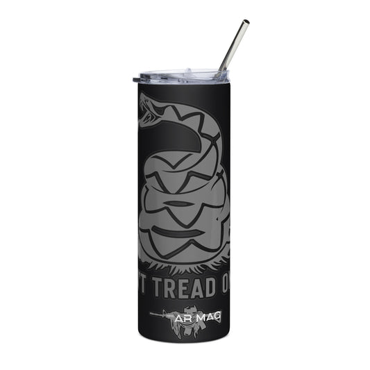 Grey Don’t Tread On Me Stainless steel tumbler
