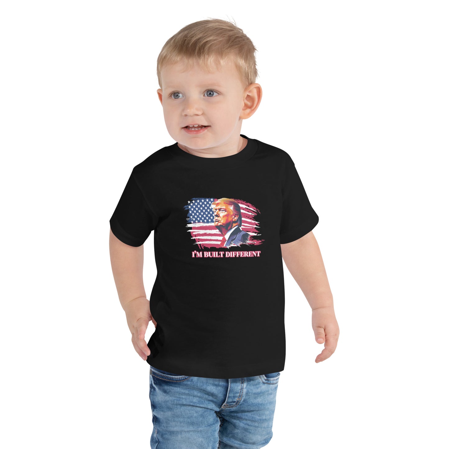 I’m Built Different Toddler Short Sleeve Tee