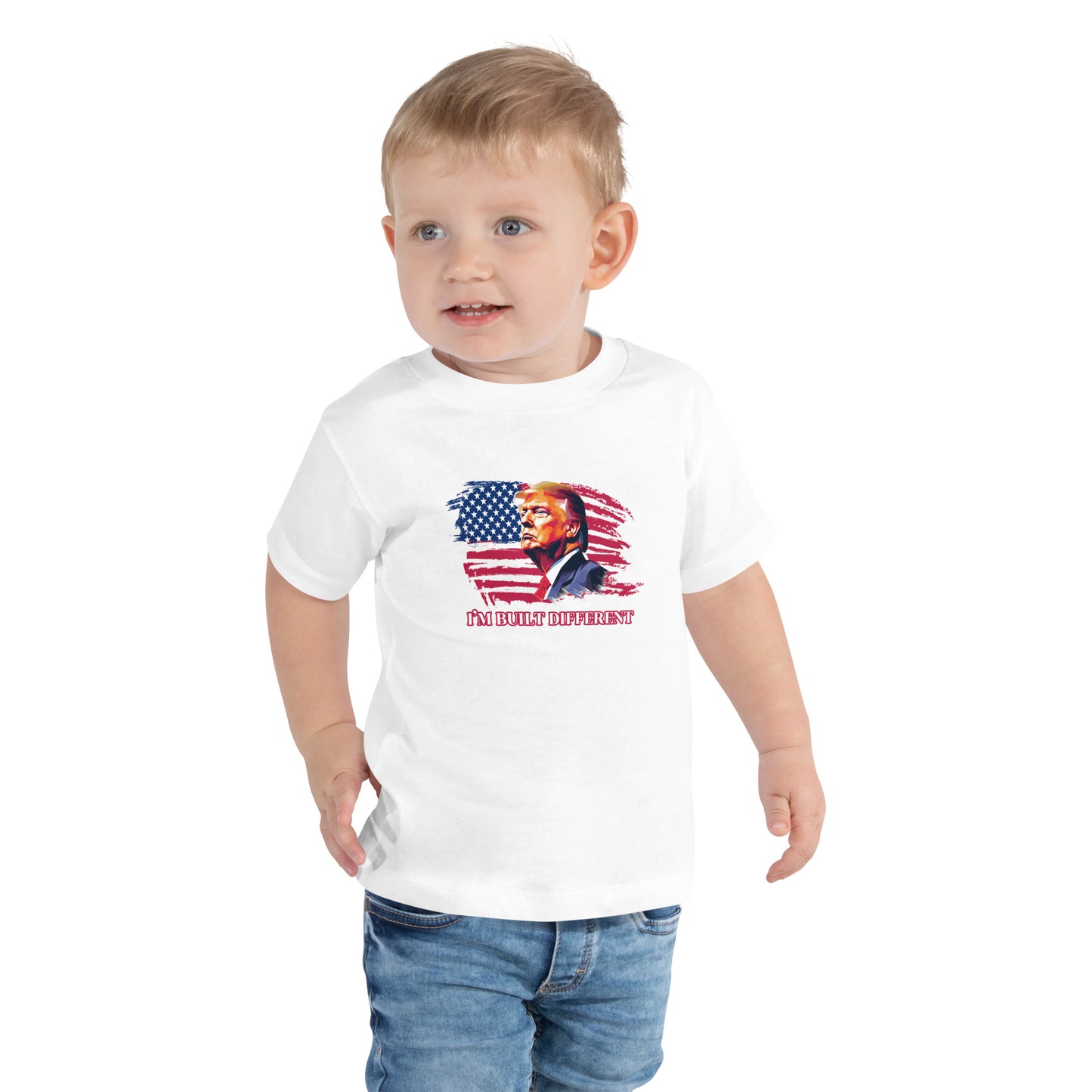 I’m Built Different Toddler Short Sleeve Tee