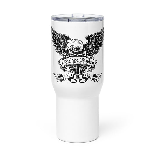 We The People American Eagle Travel mug with a handle