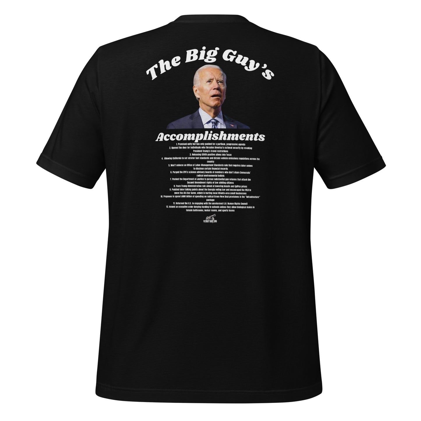 The Big Guy’s Accomplishments Mens t-shirt