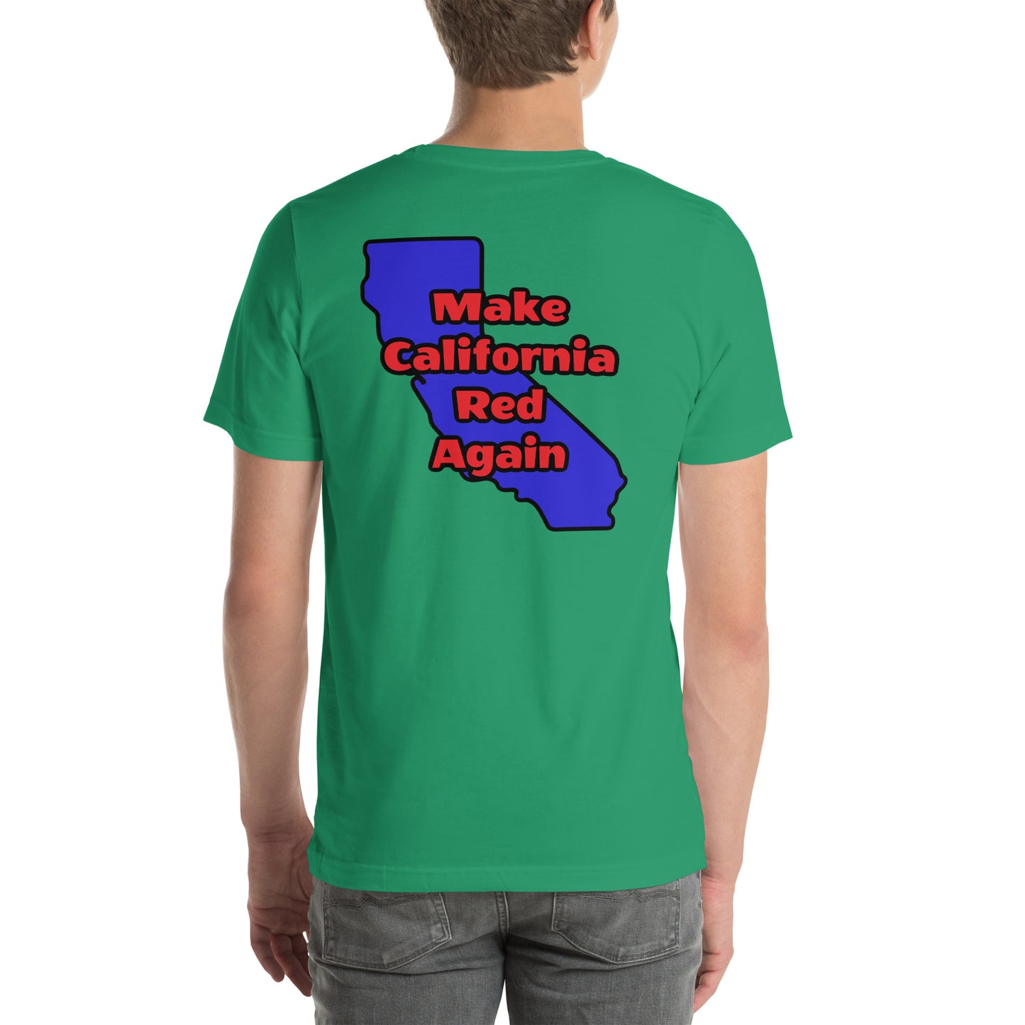 Make CA Red Mens t-shirt
