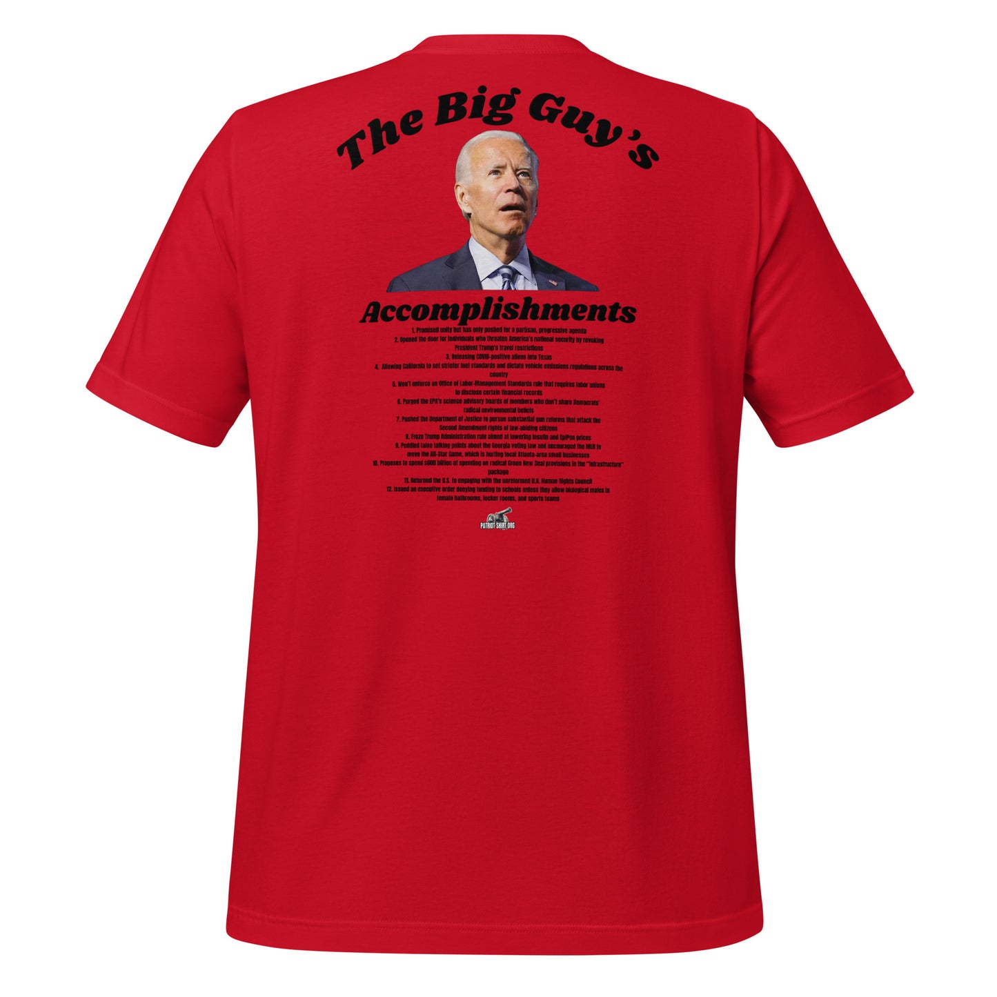 The Big Guy’s Accomplishments Mens t-shirt