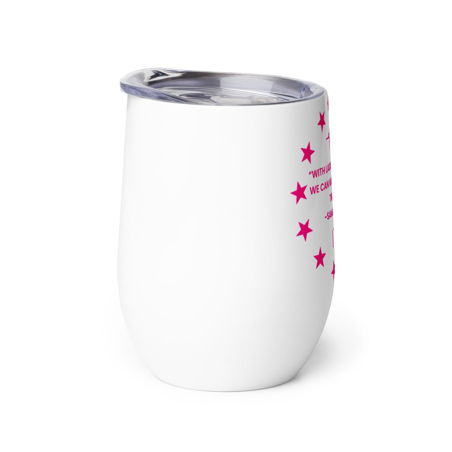 Samuel Adams Quote Wine tumbler