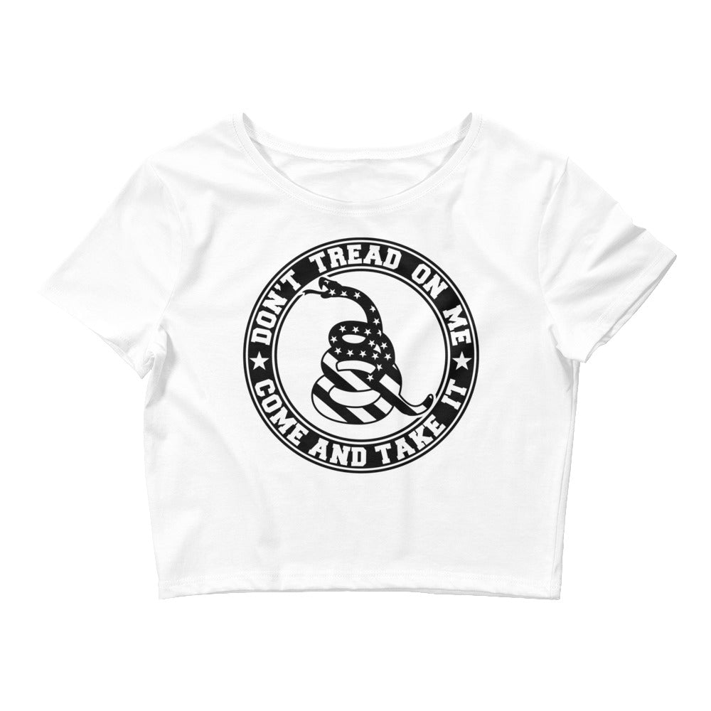 Don’t Tread on Me Women’s Crop Tee