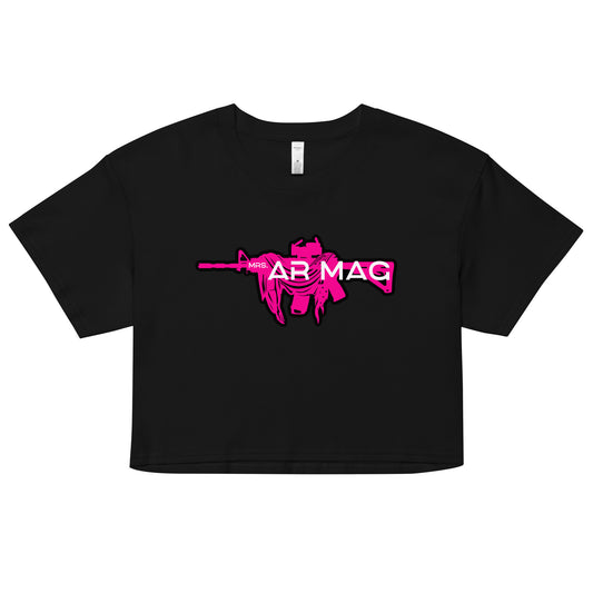 Pink Mrs. AR Mag Armalite Women’s crop top