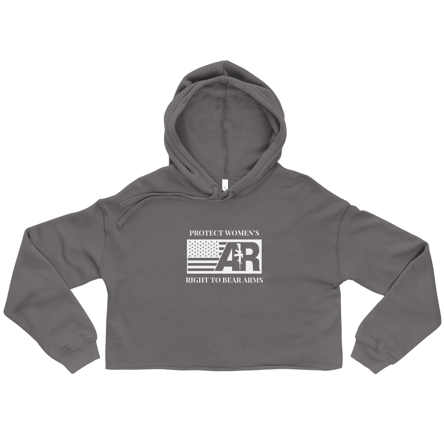 Protect Women’s Right to Bear Arms Crop Hoodie