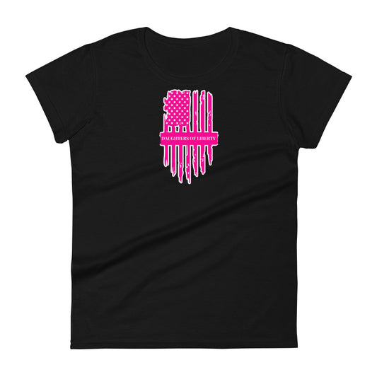 Pink Daughters of Liberty Women's short sleeve t-shirt