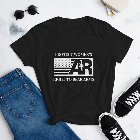 Protect Women’s Right to Bear Arms Women's short sleeve t-shirt