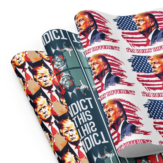 Trump Wrapping paper sheets