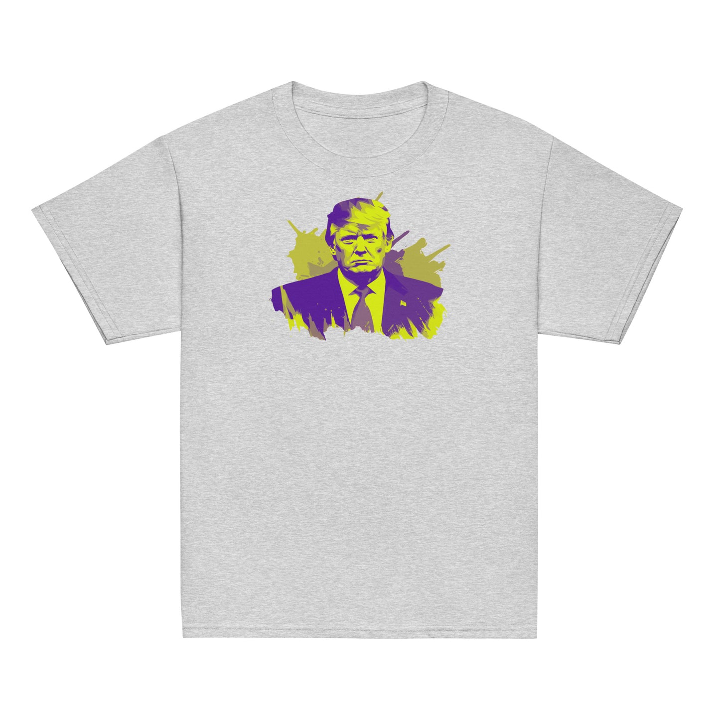 Trump Yellow/Purple Youth classic tee