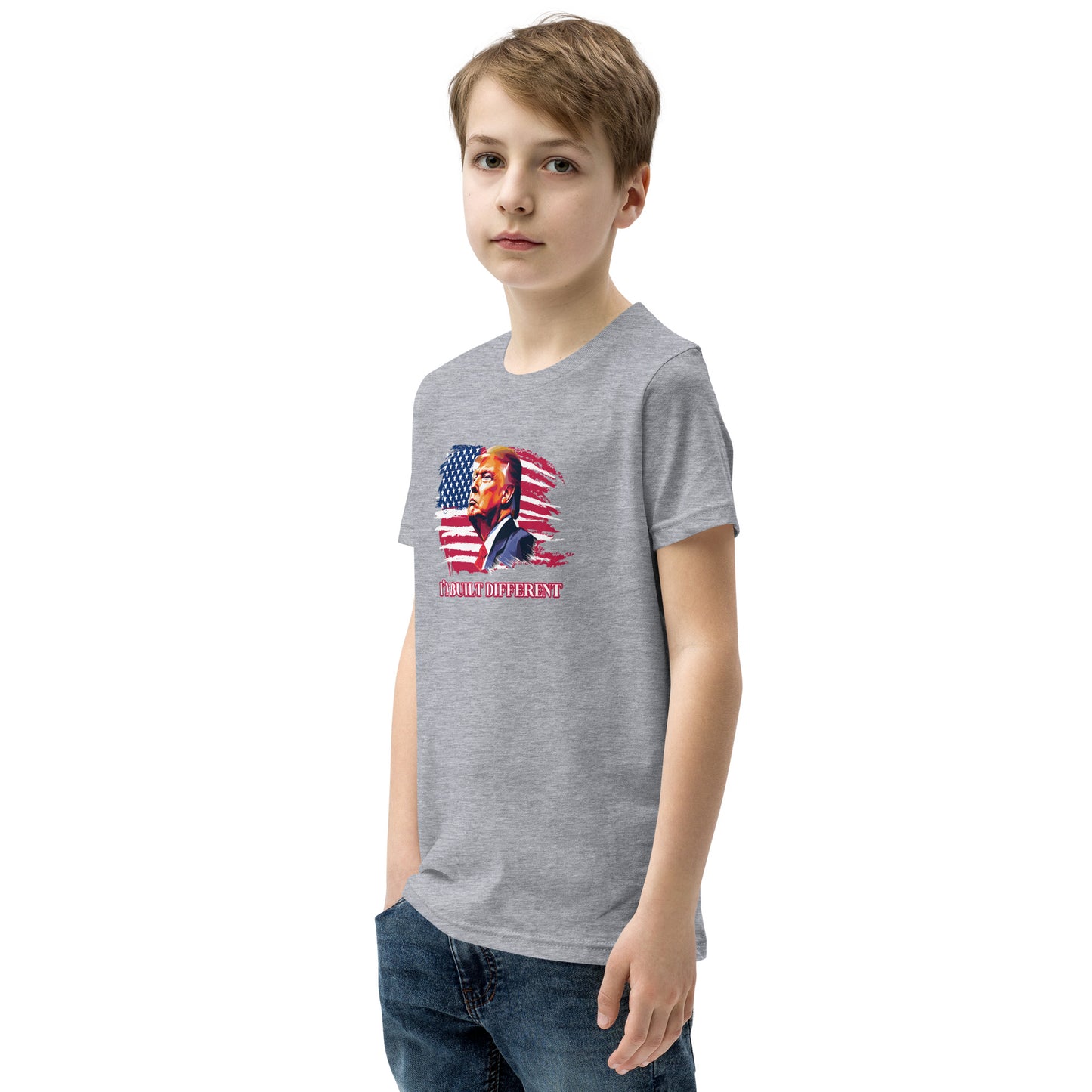 I’m Built Different Trump Youth Short Sleeve T-Shirt